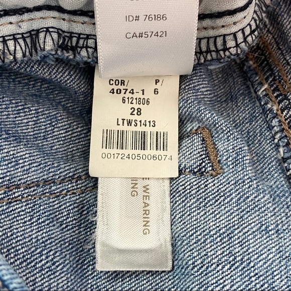 LOFT Relaxed Skinny Distressed Jeans - Picture 10 of 10